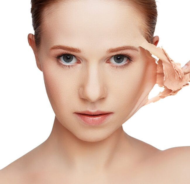 Medicina estética facial peeling superficial químico tratamiento en clinicaalbayc